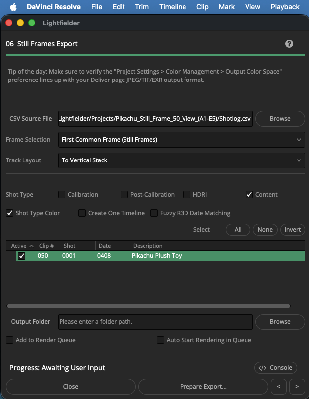 Still-Frames-Export