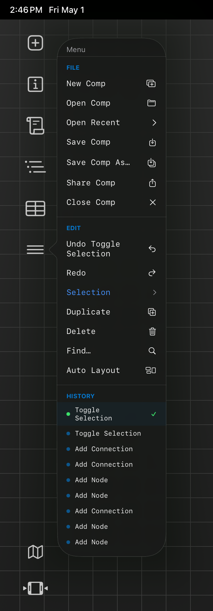 hamburger menu