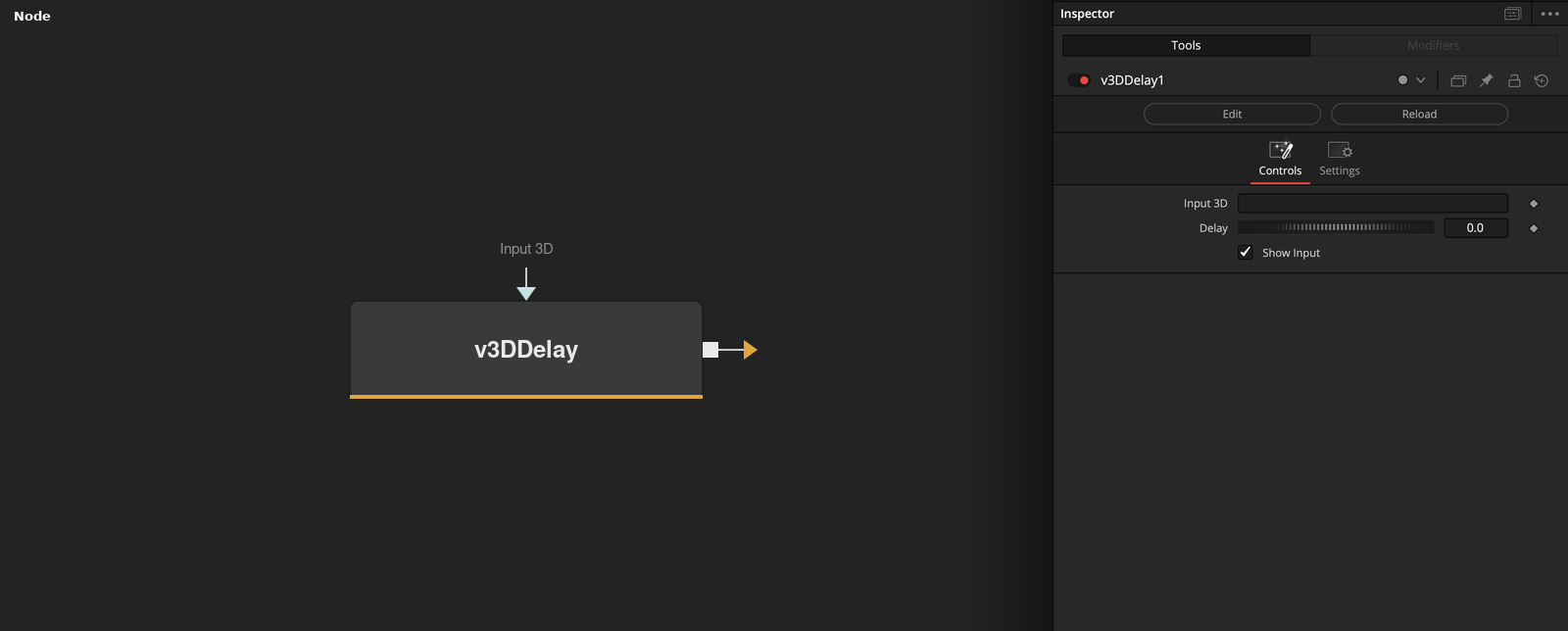 v3DDelay node