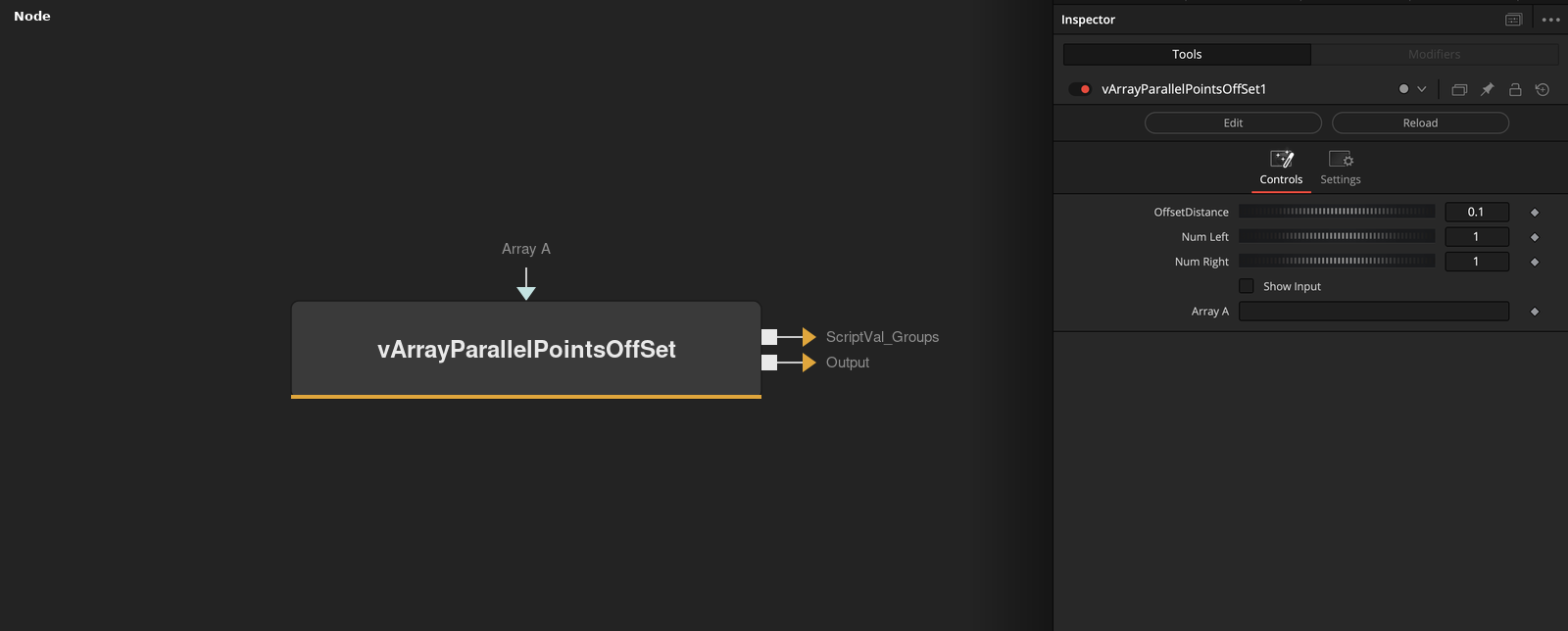 vArrayParallelPointsOffSet node