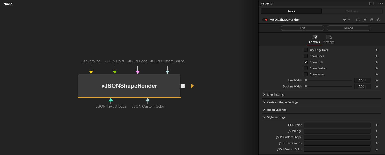 vJSONShapeRender node