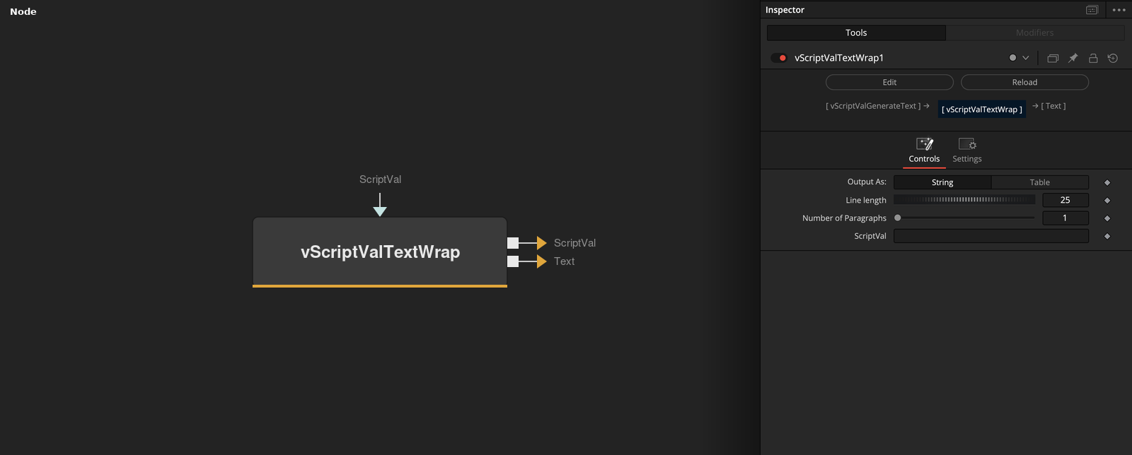 vScriptValTextWrap node