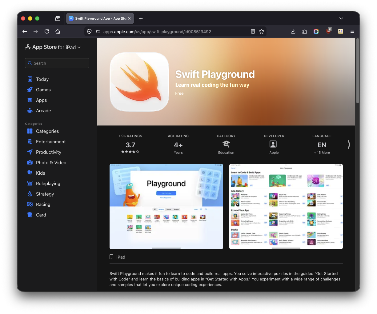 iOS Playgrounds